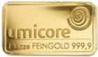Gold: 1 Unze (1 oz) Goldbarren Umicore