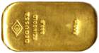 Gold: 500 gramm (500g) Goldbarren Degussa